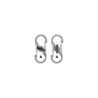 NITE IZE Microlock S Karabiner - Ezüst, 2db