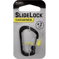 NITE IZE #2 Slidelock karabiner , fekete