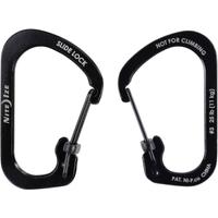 NITE IZE #3 Slidelock karabiner , fekete
