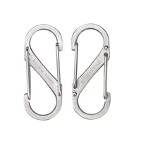 NITE IZE #1 S karabiner ( max 2.2 kg) - 2db, Ezüst