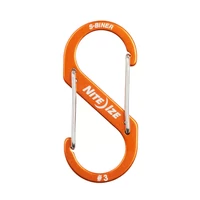 NITE IZE S-Biner alumínium S ( dupla) karabiner #3 - narancs