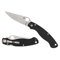 Spyderco MILITARY 2 G-10 BLACK PLAIN