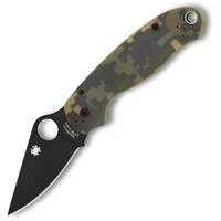 Spyderco Para 3 G-10 DIGITAL CAMO BLACK BLADE