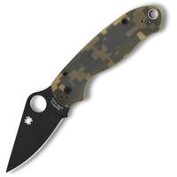 Kép 1/2 - Spyderco Para 3 G-10 DIGITAL CAMO BLACK BLADE