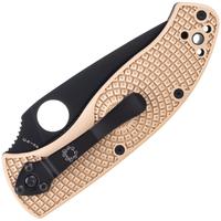 Kép 3/3 - Spyderco Tenacious Black Bld Tan
