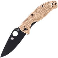 Kép 1/3 - Spyderco Tenacious Black Bld Tan