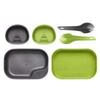 Wildo CAMP-A-BOX DUO® Light tábori konyha - Lime / Dark Grey A 
