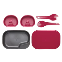 Wildo® CAMP-A-BOX® DUO Light tábori konyha - Light Green - Raspberry
