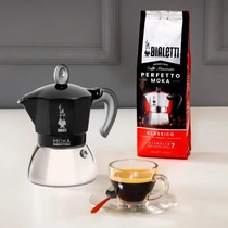 Moka indukciós kotyogós kávefőző - 4-adagos - Fekete - 6934
