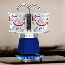Bialetti Mini Express Kandinsky kotyogós kávéfőző szett