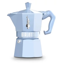Moka Exclusive Kék kotyogós kávéfőző, 3 adagos