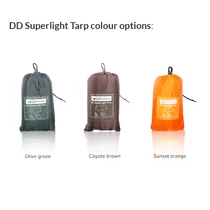 DD SuperLight Tarp - Sunset Orange