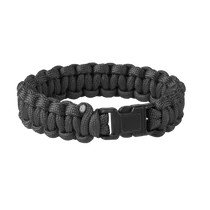 Helikon-Tex SURVIVAL BRACELET - Paracord - Fekete