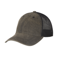 Helikon-Tex Plain Trucker Cap baseball sapka -  Dirty Washed Cotton - Dirty Washed Black / Black A