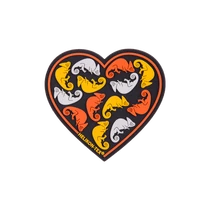 Helikon-Tex "Heart" Patch - PVC - fekete