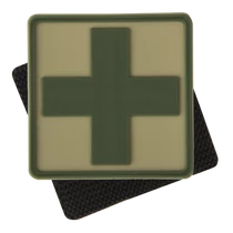 Helikon-Tex Medic Cross Patch - PVC - Khaki