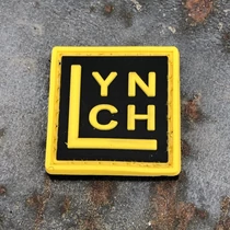 Lynch patch felvarró - Ranger Eye -  Fekete/Sárga