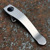 Spyderco Military / Tuff Clip - Model 2 - Stonewashed