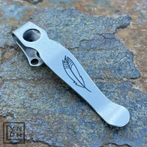 Spyderco Native 5 Standard Clip - Stonewashed &quot;LYNCH logóval &quot;