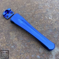 Spyderco Standard Modular V1 Machined Clip - Blue Anodized