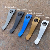 Spyderco Para 2 Clip - Right Handed - Blue Anodized 