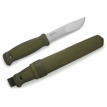 Mora Kansbol - Stainless Steel - Olive Green (ID 12634)