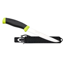 Morakniv® Fishing Comfort Scaler 150 - Stainless Steel - Black / Lime (ID 13870)