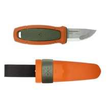 Morakniv® Eldris with Belt Loop (S) - Olive Green / Burnt Orange (ID 14237)