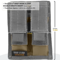 Maxpedition Hook-&amp;amp;-Loop Double Sheath Insert, Khaki-Foliage