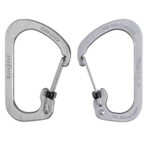 NITE IZE #3 Slidelock karabiner , ezüst