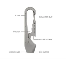 NITE IZE DoohicKey karabiner &amp;quot;multiszerszám&amp;quot; - ezüst