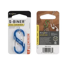 NITE IZE S-Biner alumínium S ( dupla) karabiner #2 - kék 