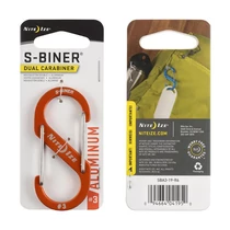 NITE IZE S-Biner alumínium S ( dupla) karabiner #3 - narancs
