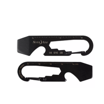 NITE IZE DoohicKey karabiner &quot;multiszerszám&quot; - fekete