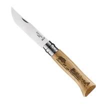 Opinel 8 VRI Animalia Boar bicska vaddisznó ábrával