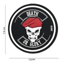 Death or glory PVC felvarró - fekete