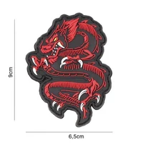 Dragon PVC felvarró - piros