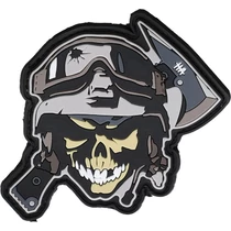 Skull  tépőzáras felvarró