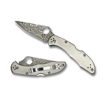 Spyderco Delica 4 Ti/ Damascus