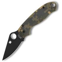 Spyderco Para 3 G-10 DIGITAL CAMO BLACK BLADE