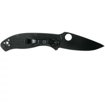 Spyderco Tenacious Black FRN Black Blade