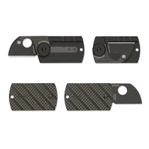 Spyderco DOG TAG FOLDER CF/G-10 LAMINATE BLACK