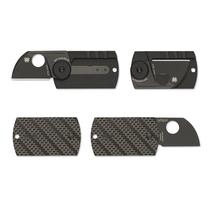 Spyderco DOG TAG FOLDER CF/G-10 LAMINATE BLACK