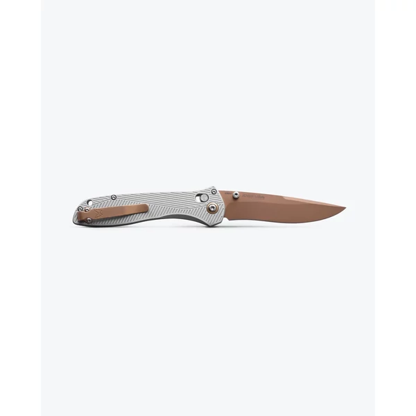 Benchmade Seven Ten - Gray Aluminum - Recurve 
