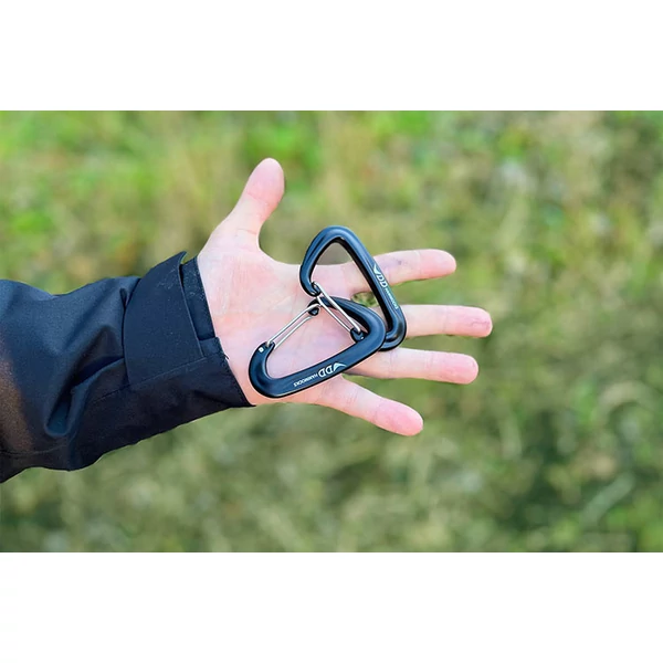 DD karabiner - fekete - 2db