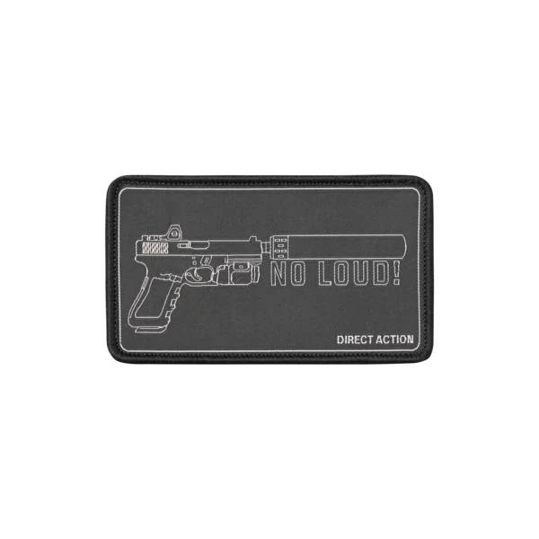 Direct Action Patch NO LOUD! - Black