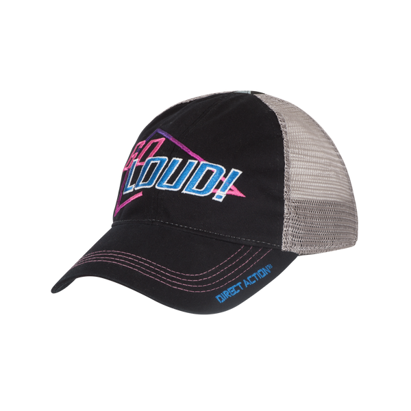 Direct Action GO LOUD!® 80S STYLE FEED CAP - Black / Grey