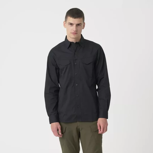 Helikon-Tex DEFENDER Mk2 hosszú ujjú ing - Fekete
