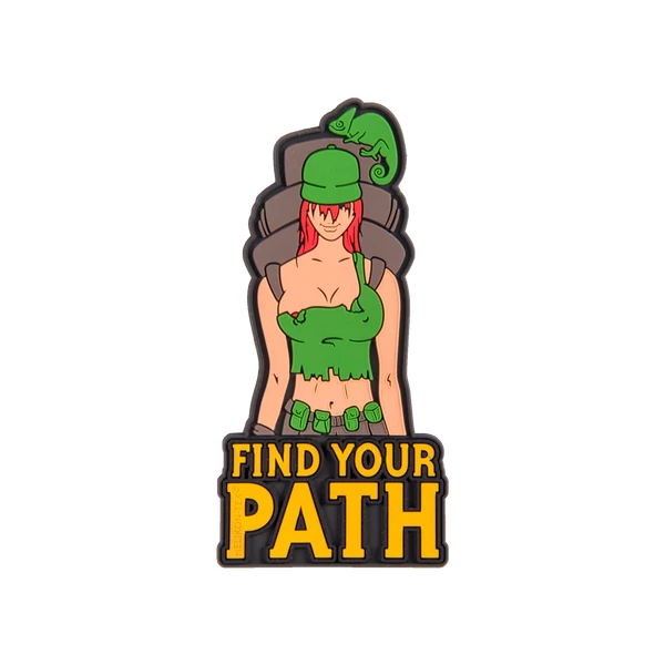 Helikon-Tex "Find Your Path" Patch - PVC - Olive Green
