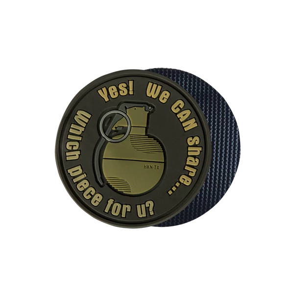 Helikon-Tex "WE CAN SHARE" Grenade Patch - PVC - Brown